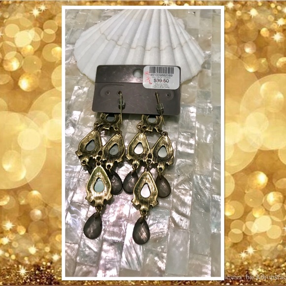 Chico’s Mia Drop Chandelier Earrings - Picture 3 of 5